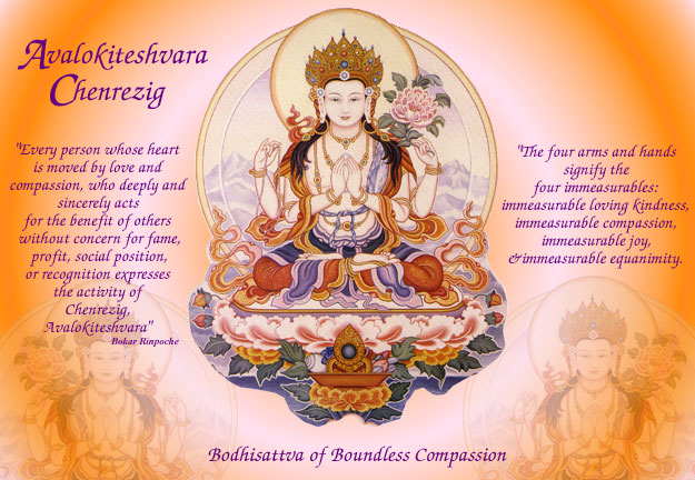 Of all the deities in Mahayana Buddhism, the bodhisattva Avalokiteshvara, Chenrezig, is one of the most celebrated...